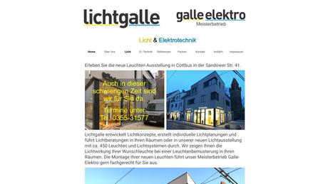 Elektro-Galle / Licht-Erlebnis