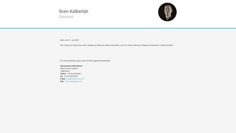 Sven Kalberlah Zahnarzt