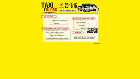 Taxi & Busbetrieb Kloss