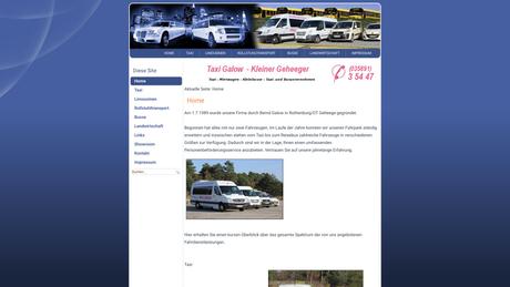 Taxi - Busunternehmen Galow GbR Taxi - Busunternehmen Galow GbR